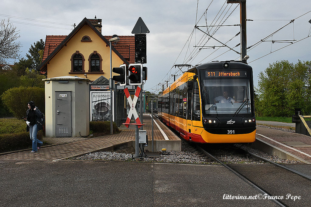 AVG tram 391 – Ittersbach (D) – 25 aprile 2022 – littorina.net