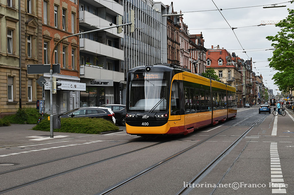 AVG tram 400 – Karlstraße – Karlsruhe (D) – 23 aprile 2022 – littorina.net